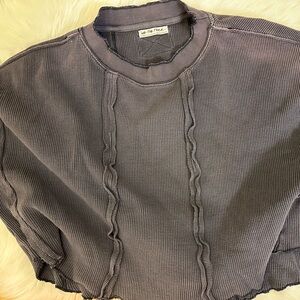 FREE PEOPLE Slouchy, oversized fit Ribbed Sweater.
